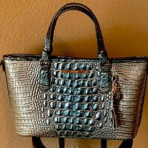 Brahmin Mini Asher in Petrol Ombré Melbourne (retired)